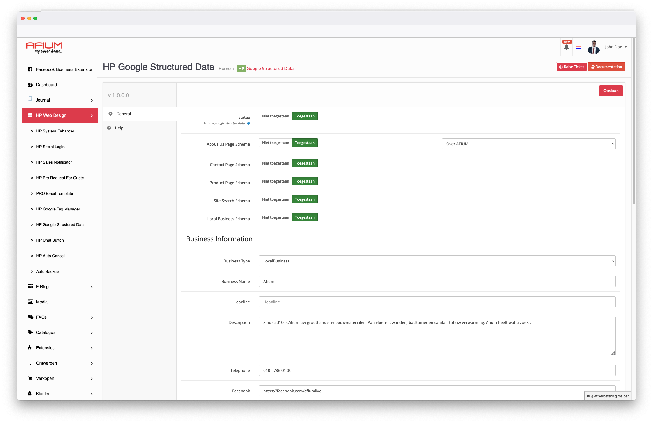 google structured data